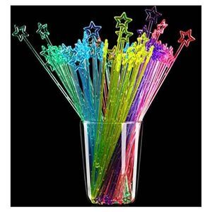 100 Pieces 9.1 Inch Swizzle Sticks
